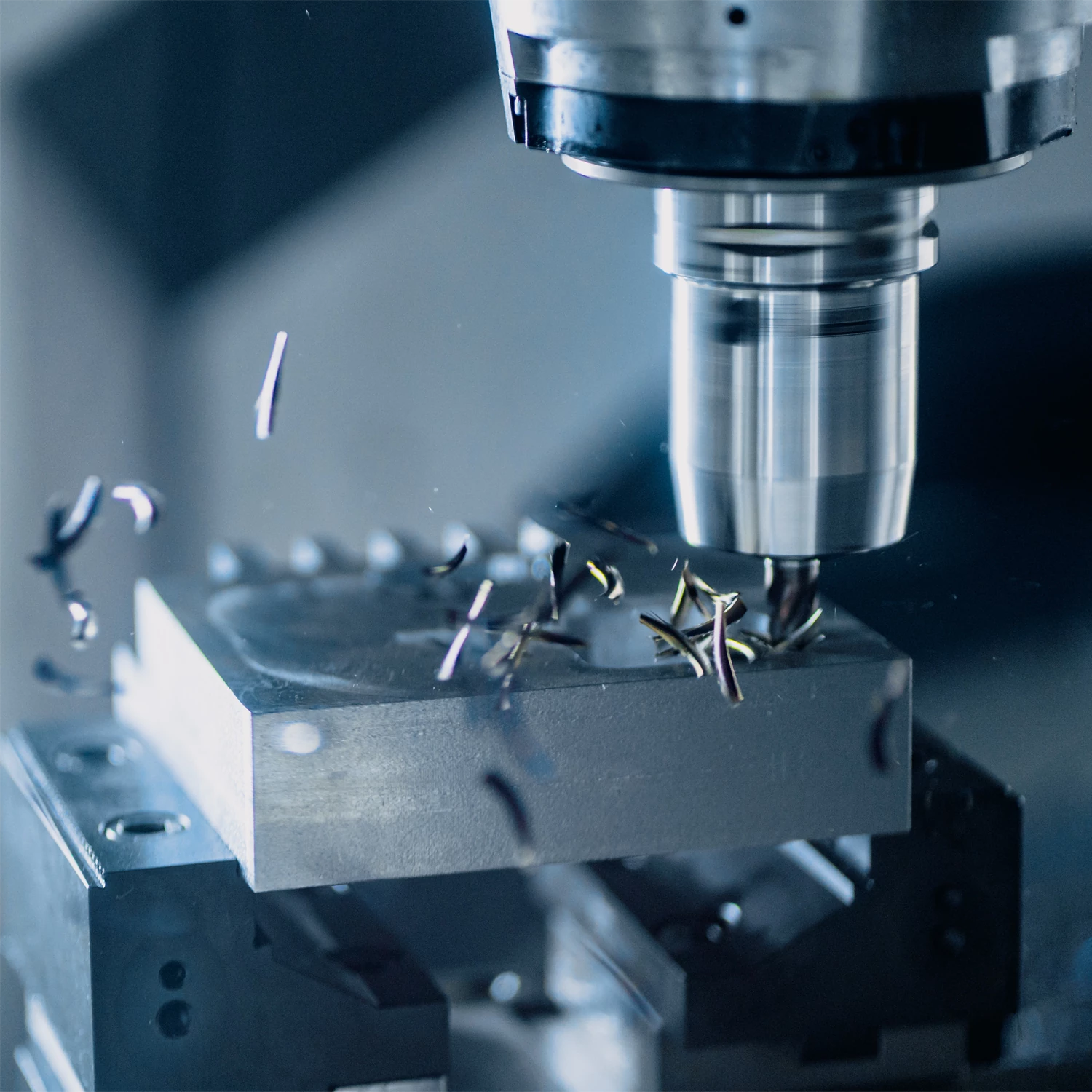 CNC Milling a chunk of Metal